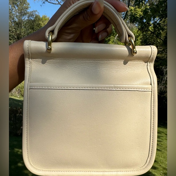 Vintage Coach Winnie Top Handle 9023 Bone - Picture 5 of 13